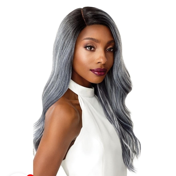Classy!Outre▪️Lace Front Wig, Style: Kelis, Color: 99J, 5" L-Part, NWT - Picture 6 of 7